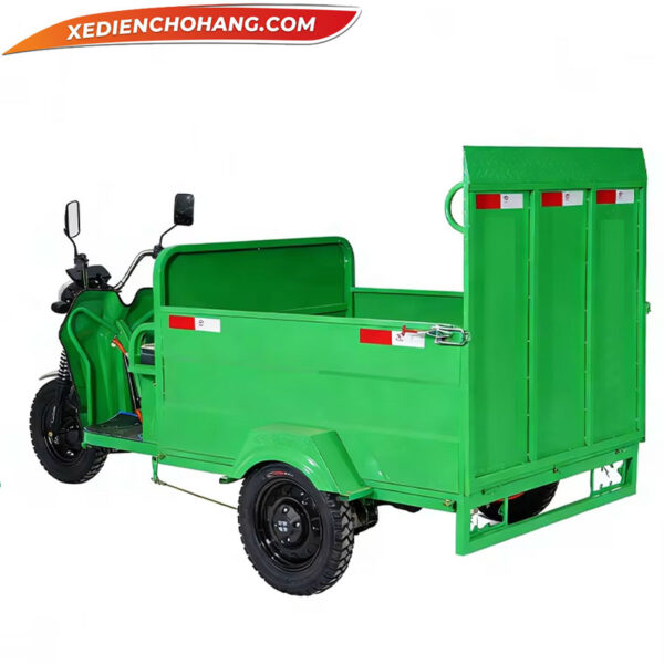 Xe Dien Cho Rac 3 Banh Thung Mo 100l Pip1000