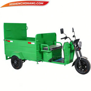 Xe Dien Cho Rac 3 Banh Thung Mo 100l Pip1000