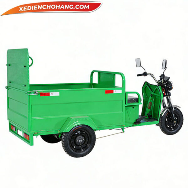 Xe Dien Cho Rac 3 Banh Thung Mo 100l Pip1000