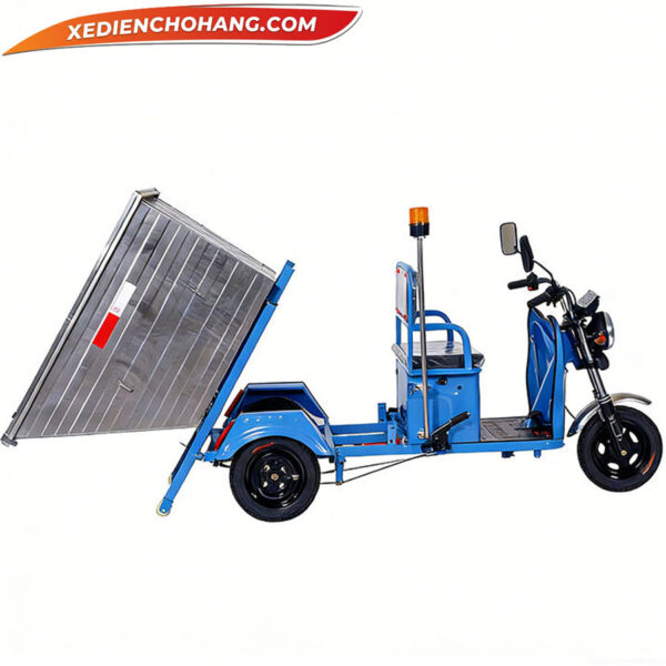 Xe Dien Cho Rac Nap Phia Sau 500l Pipnap500