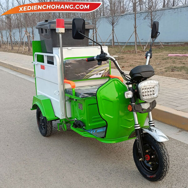 Xe Điện chở hàng | xe điện chở rác nhỏ gọn 1 thùng pipmn01