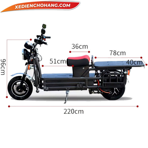 Xe May Dien Cho Hang Giao Hang Electric Pip07