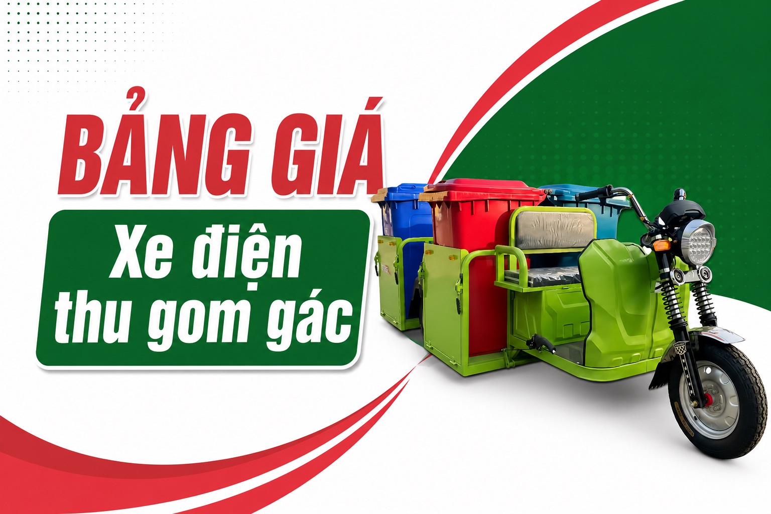 Bảng giá xe điện thu gom rác