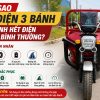 Tại sao pin xe điện 3 bánh nhanh hết điện