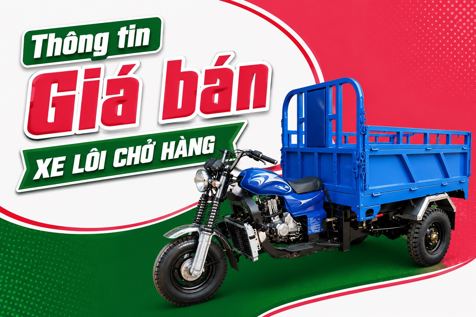 Thông tin giá bán xe lôi chở hàng