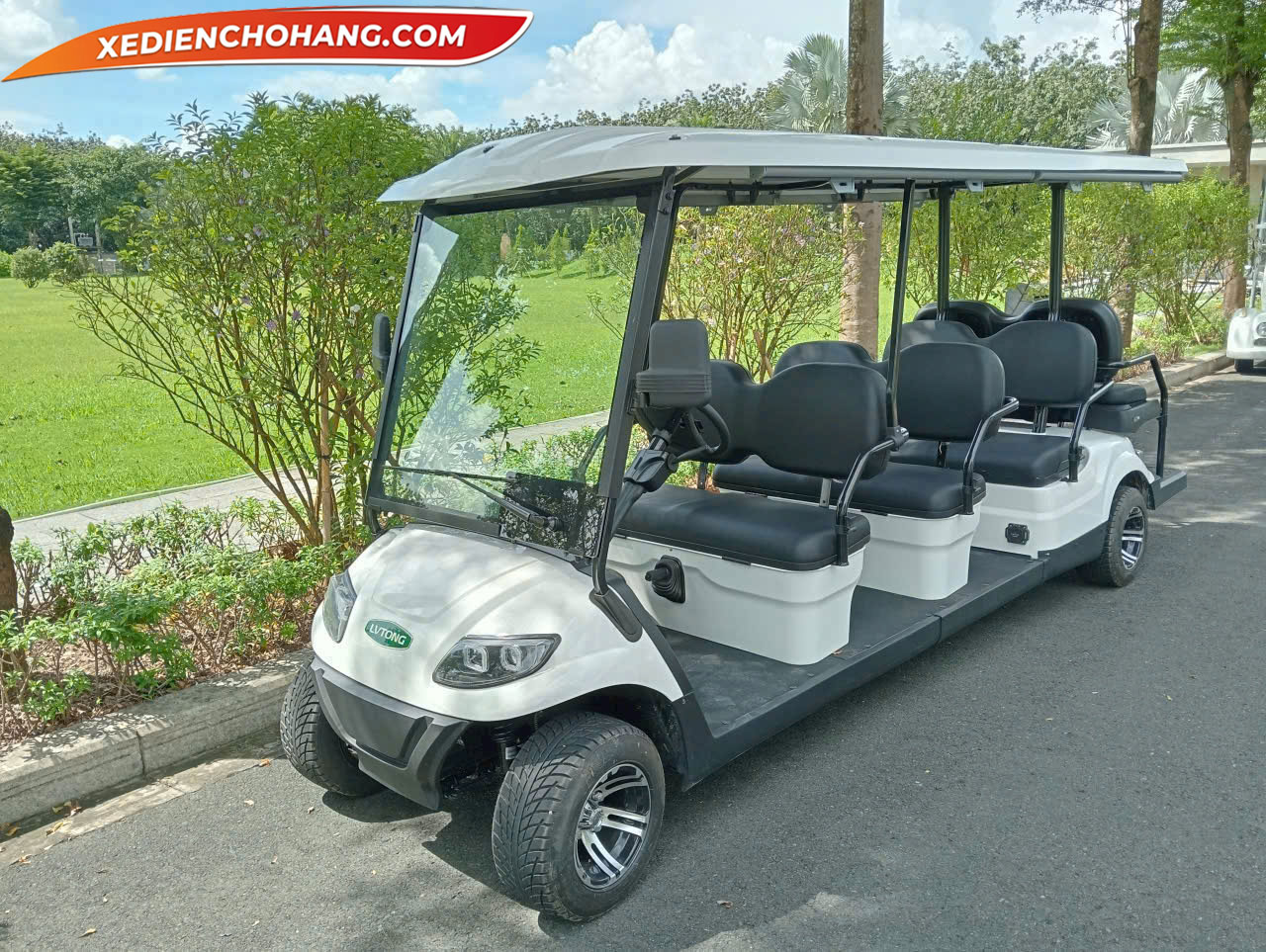 Xe buýt điện du lịch 8 chỗ tham quan LVTONG LT-A617.6+2 - Xe Điện Chở Hàng Xe buýt điện sân golf và du lịch 8 chỗ LVTONG