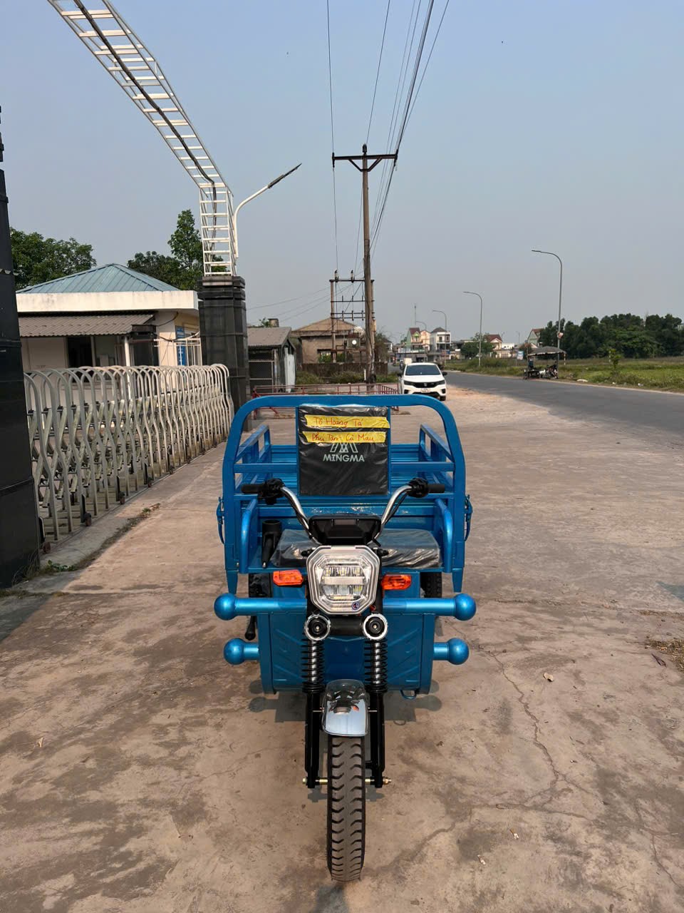 Mẫu xe điện chở hàng 200kg giá tốt chuyên dụng cho nhà xưởng

