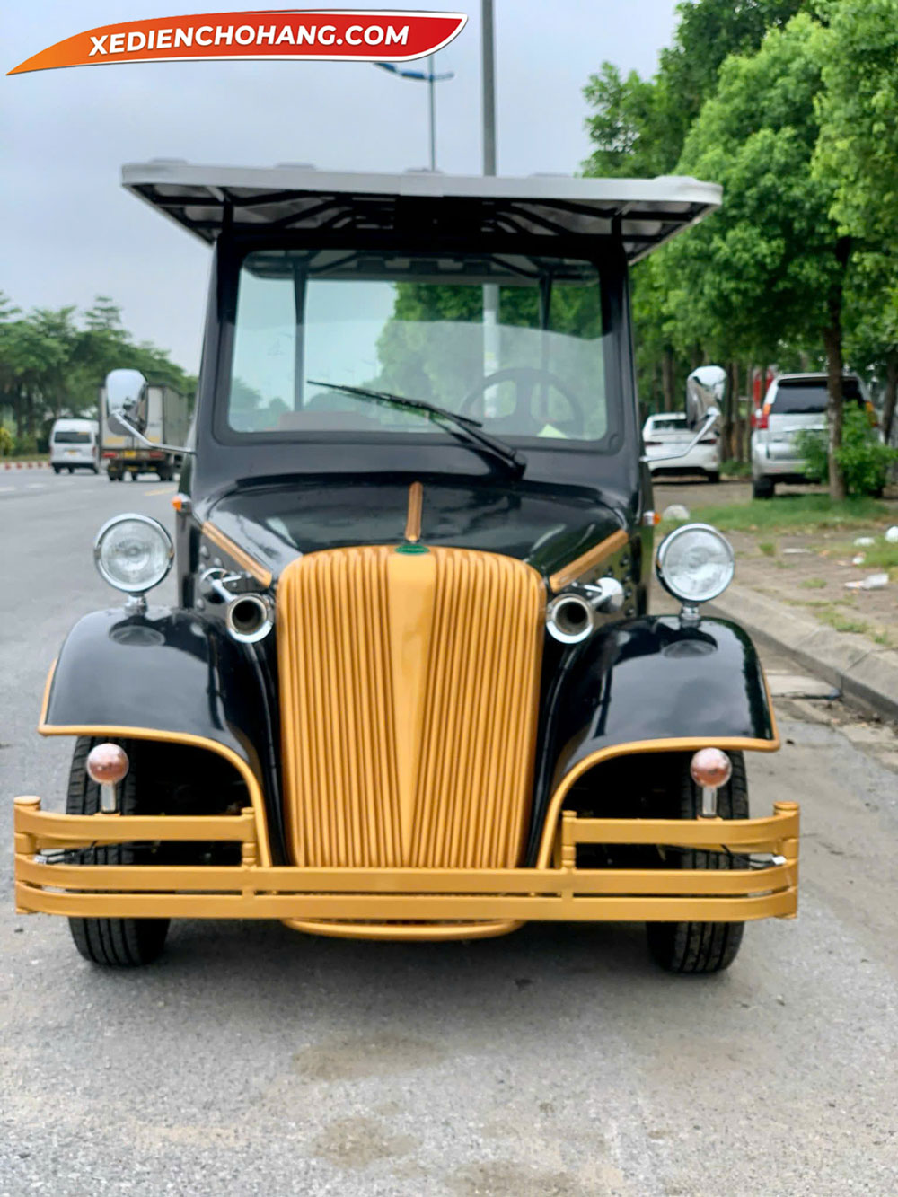 Xe điện kiểu dáng cổ LVTONG LT-S8.FA - Xe Điện Chở Hàng Xe điện tham quan phong cách cổ LT-S8.FA