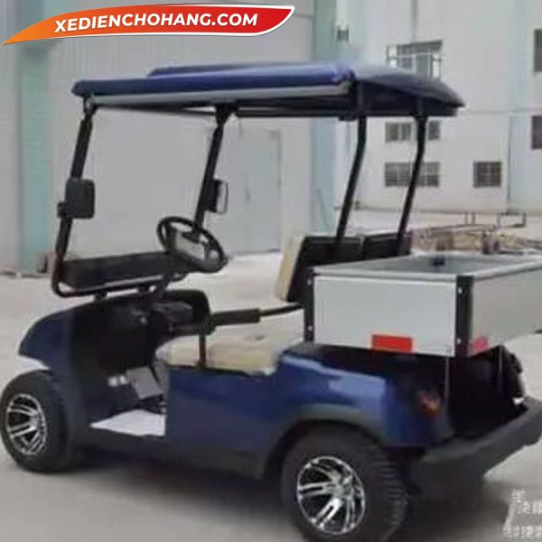 Xe điện sân golf mini 2 chỗ có hộp hàng phía sau