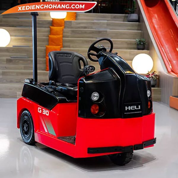 Xe kéo điện 3 bánh ngồi lái 2–7 tấn pin Lithium-ion