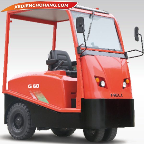 Xe kéo điện 3 bánh tải 5 đến 6 tấn dùng pin Lithium-ion