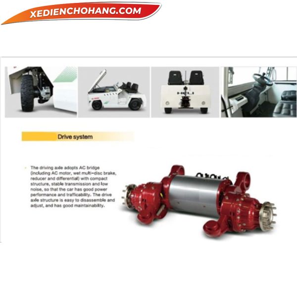 Xe điện kéo hàng công nghiệp 20-30 tấn ngồi lái
