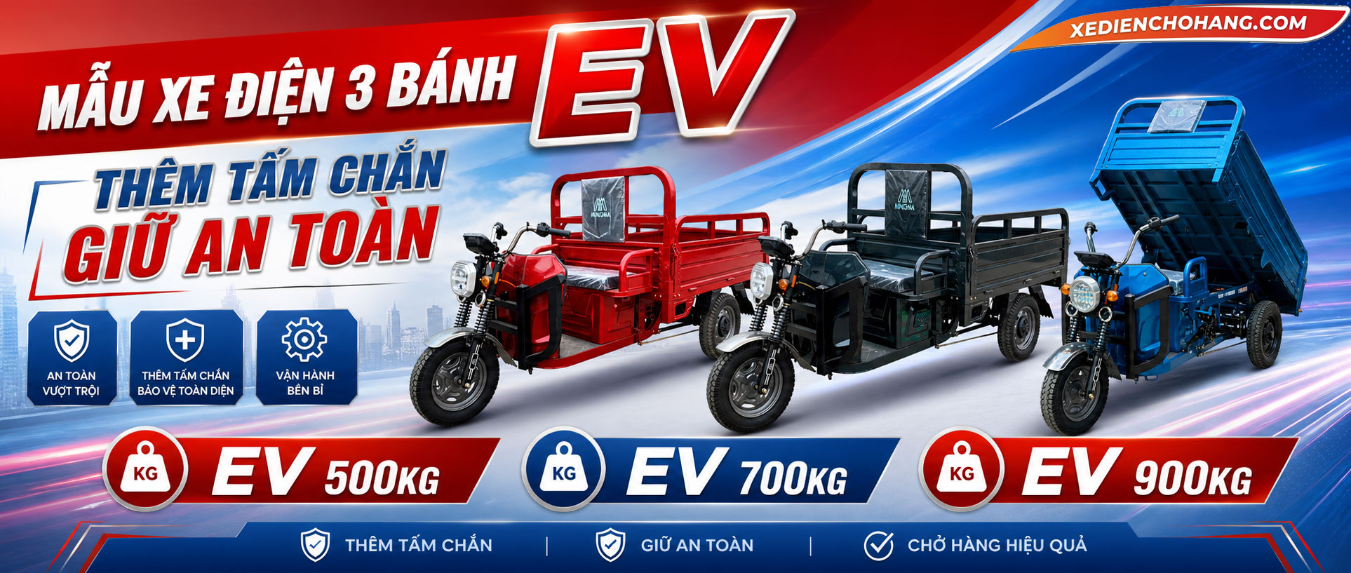 Mẫu xe 3 bánh EV