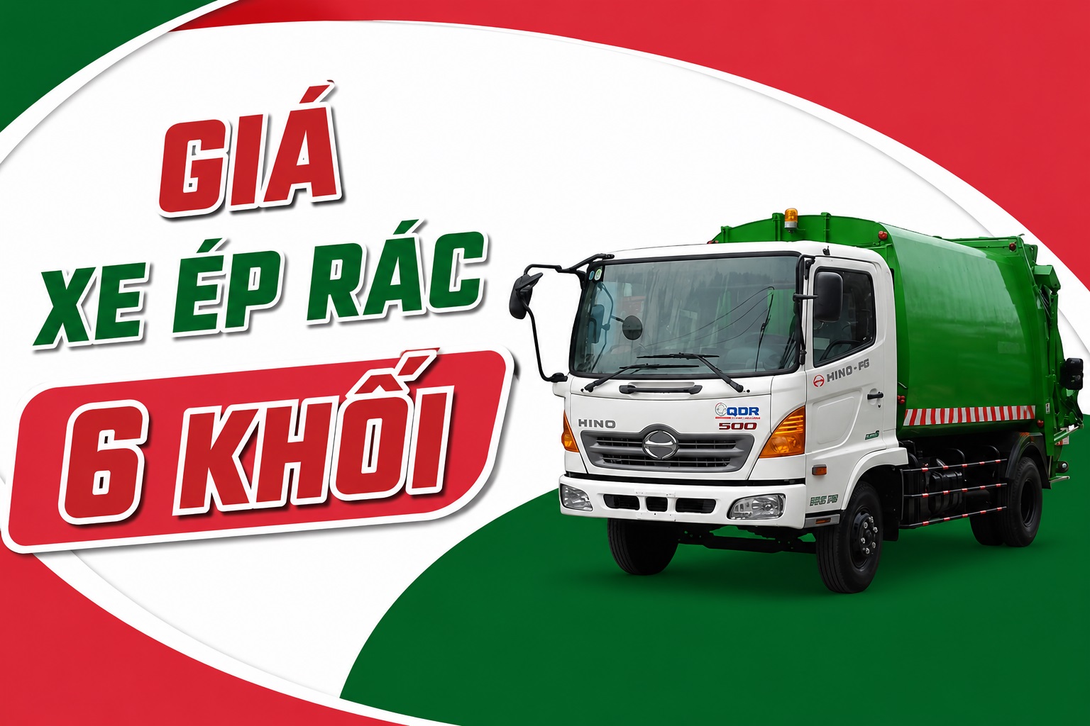 Giá xe ép rác 6 khối Giá xe ép rác 6 khối