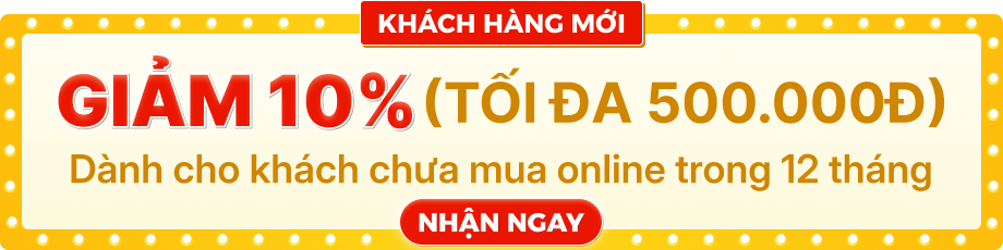 Giảm 10% cho khách mới