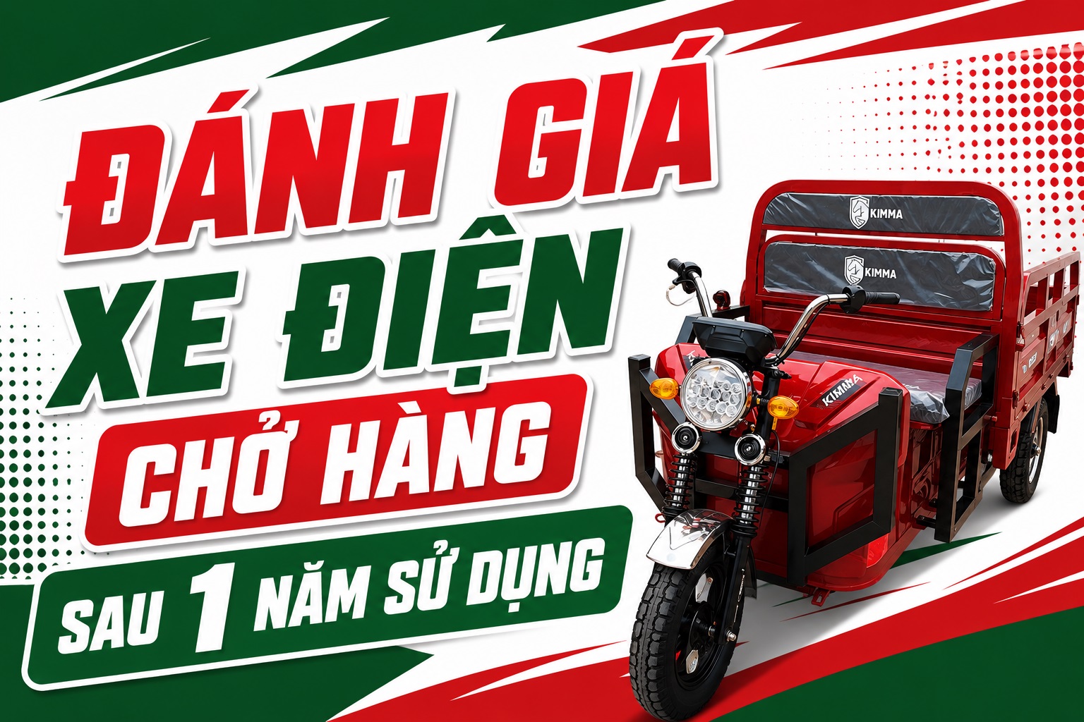 Đánh giá xe điện chở hàng sau 1 năm sử dụng