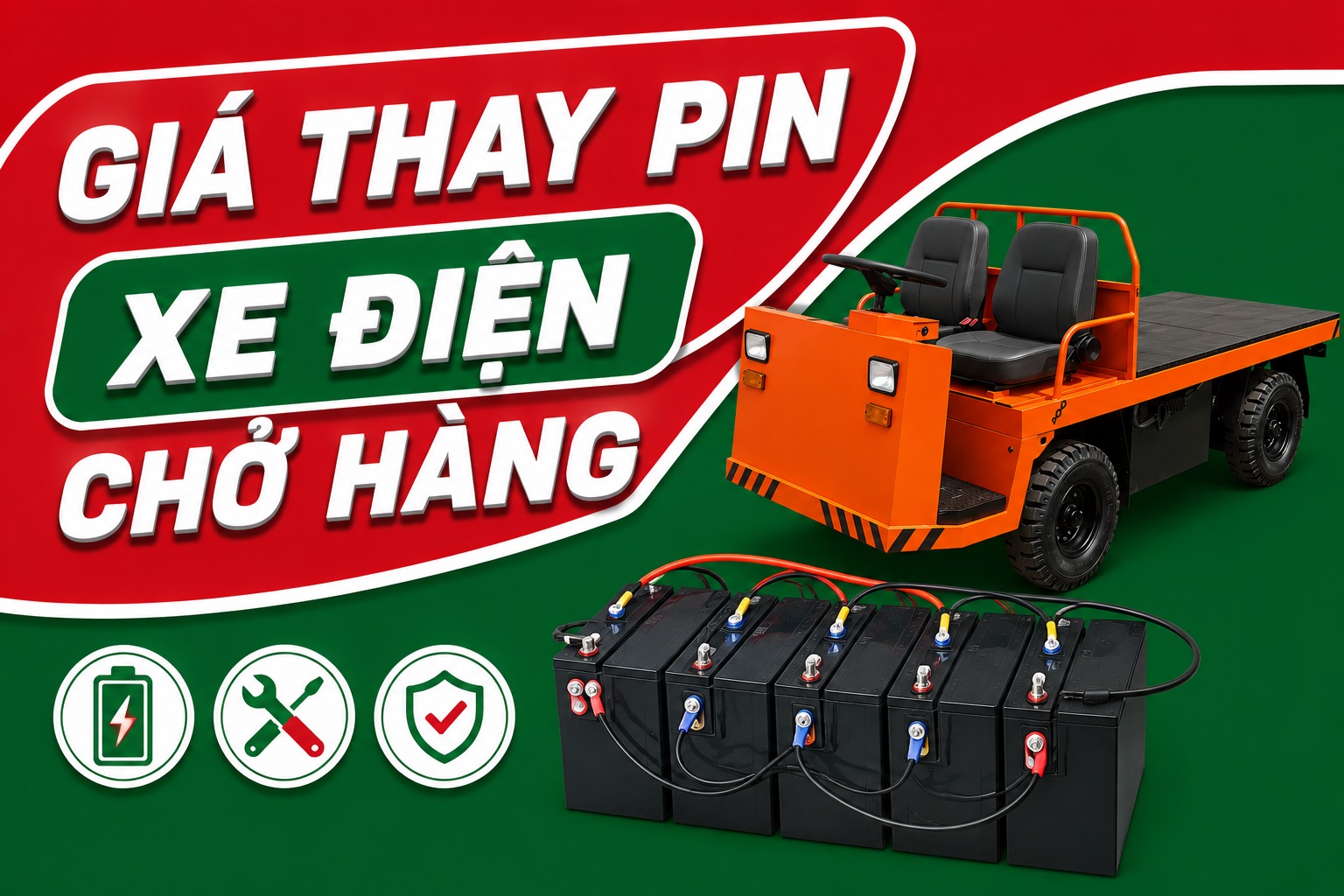 Giá thay pin xe điện chở hàng