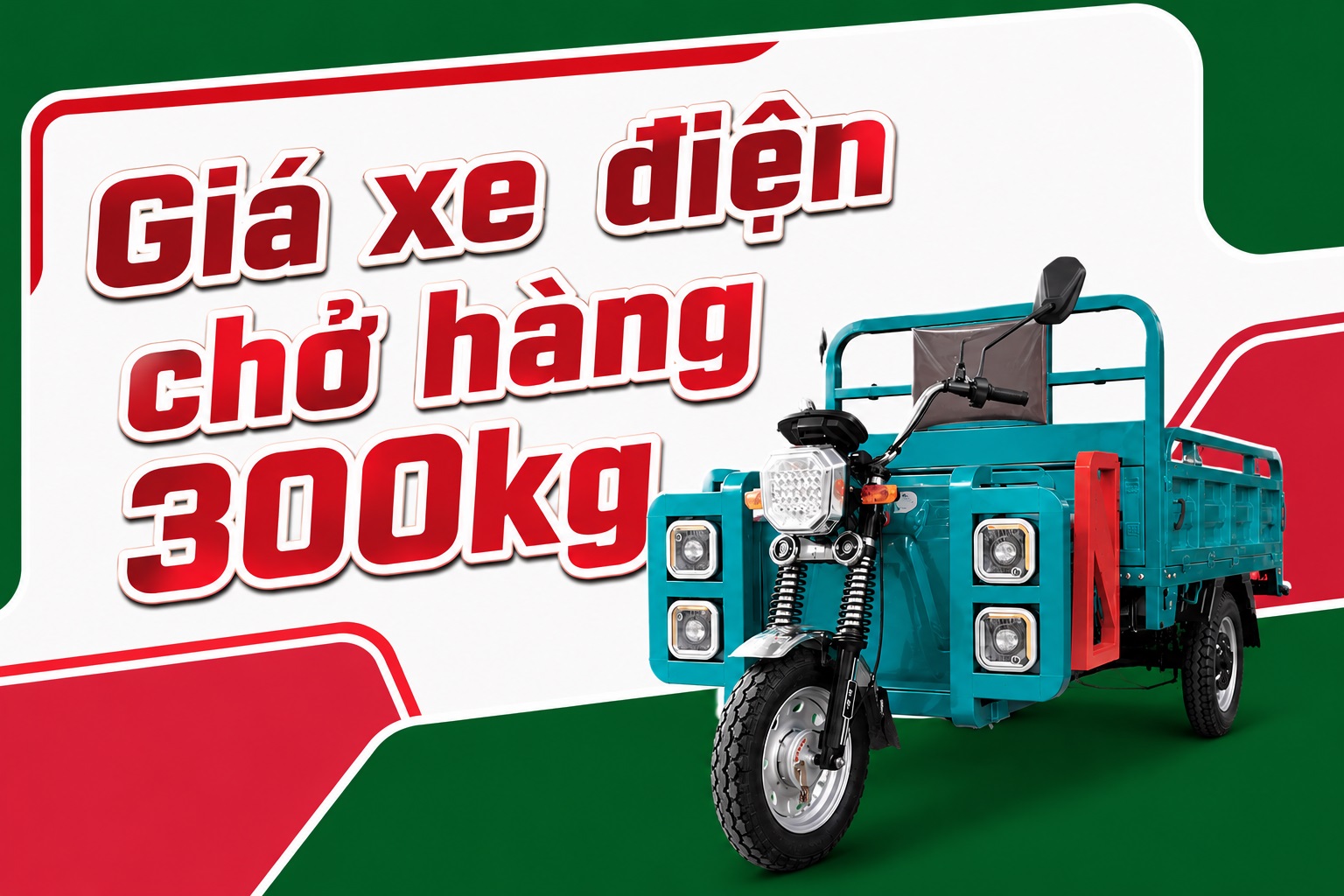 Giá xe điện chở hàng 300kg