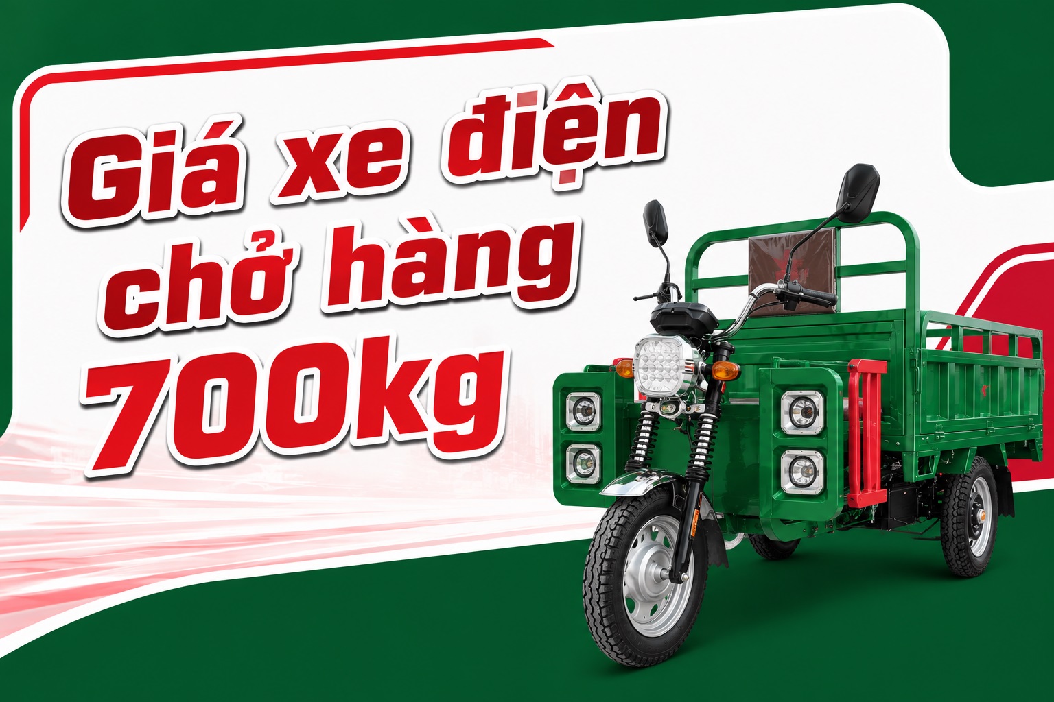 Giá xe điện chở hàng 700kg