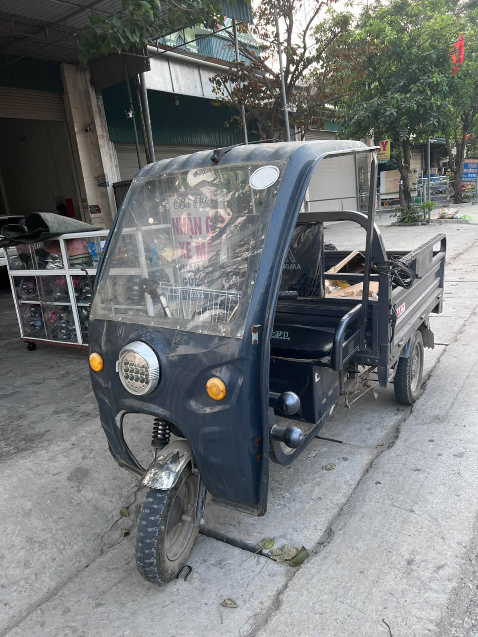 Xe điện 3 bánh chở hàng sau 1 năm sử dụng