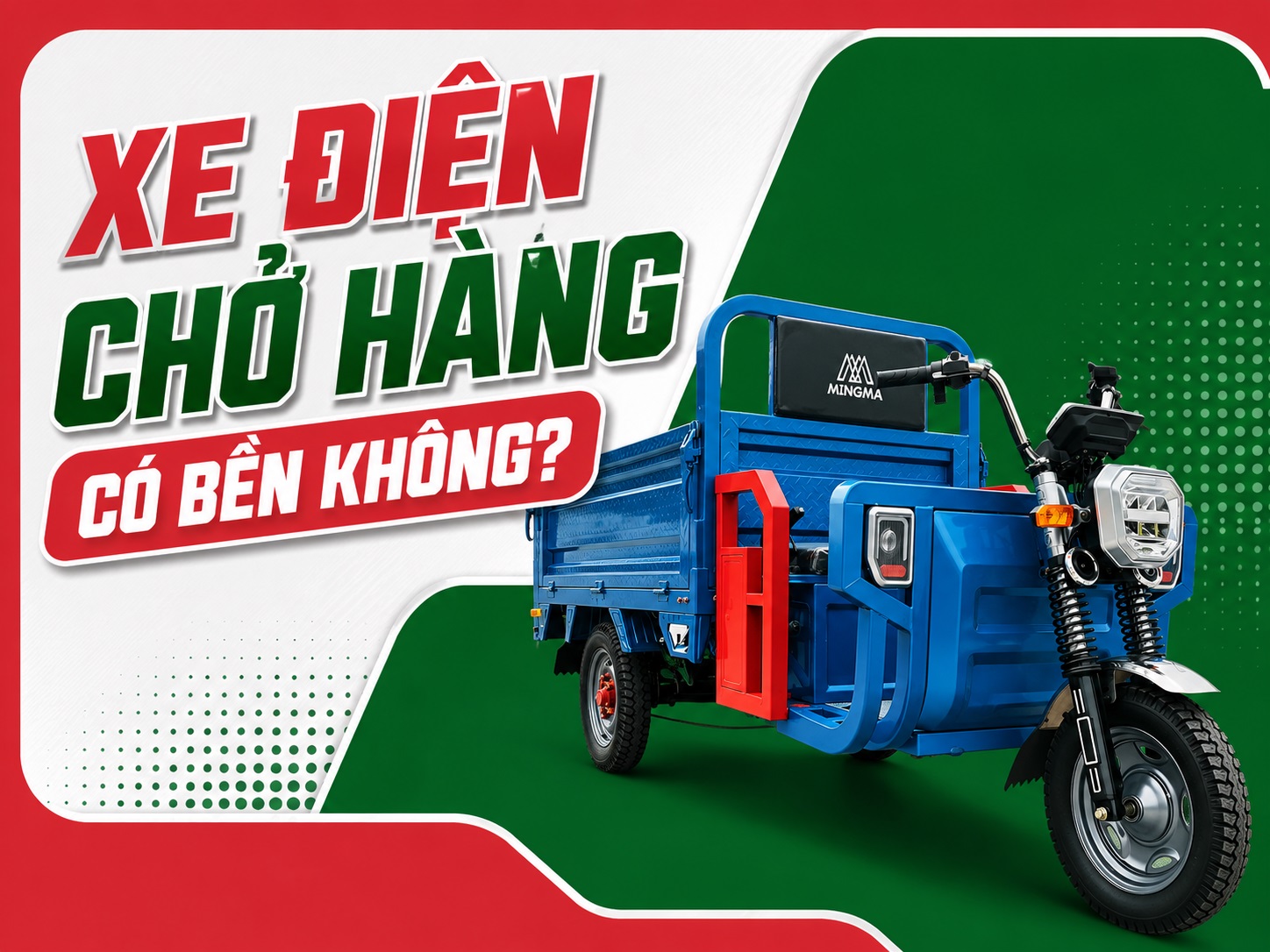 Xe điện chở hàng có bền không