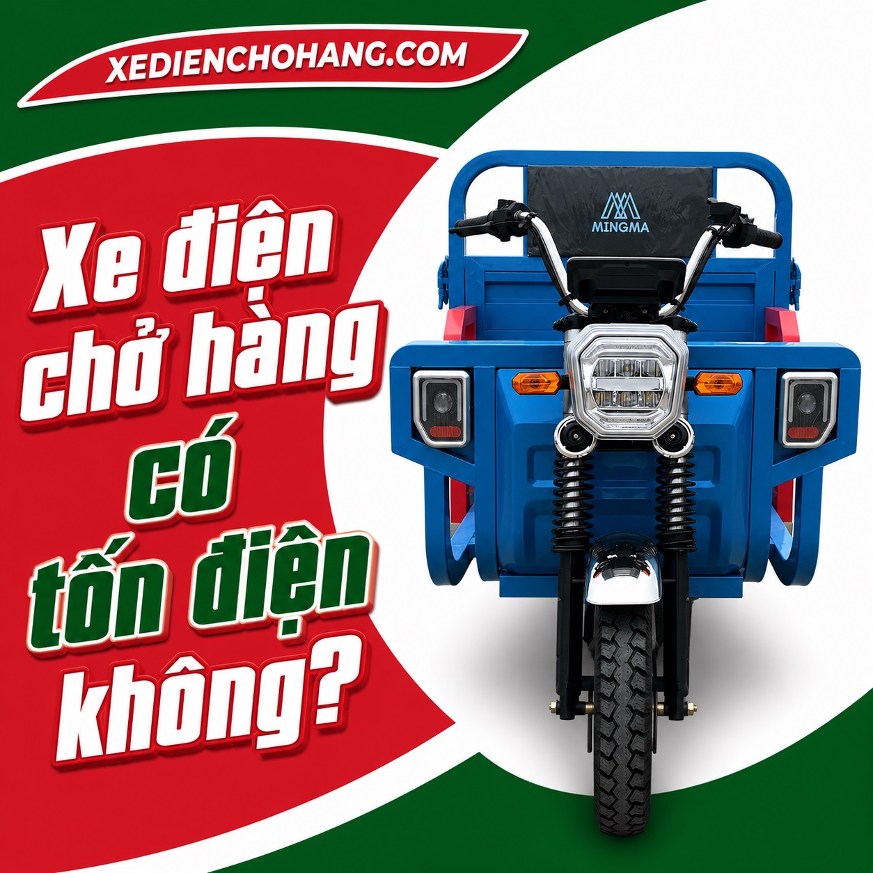 Xe điện chở hàng có tốn điện không